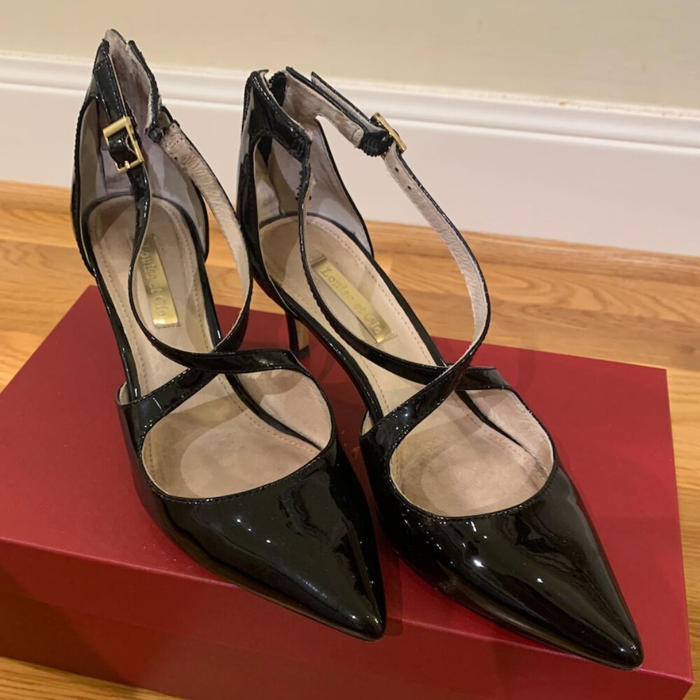 Louise et Cie Black Patent Leather Heels
